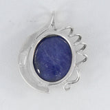 925 Sterling Silver Tanzanite Pendant