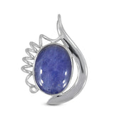 925 Sterling Silver Tanzanite Pendant