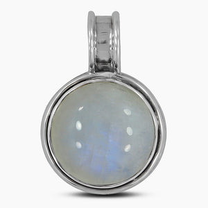925 Silver Rainbow Moonstone Pendants
