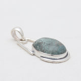 925 Sterling Silver Moss Agate Pendants