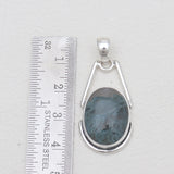 925 Sterling Silver Moss Agate Pendants
