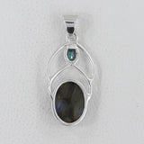 925 Silver Labradorite Pendants