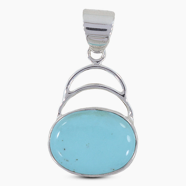 925 Silver Arizona Turquoise Pendants