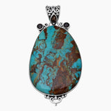 925 Silver Blue Lace Agate Pendants