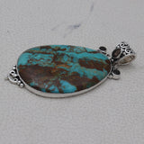 925 Silver Blue Lace Agate Pendant