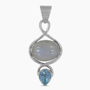 925 Silver Rutilated Quartz Pendants