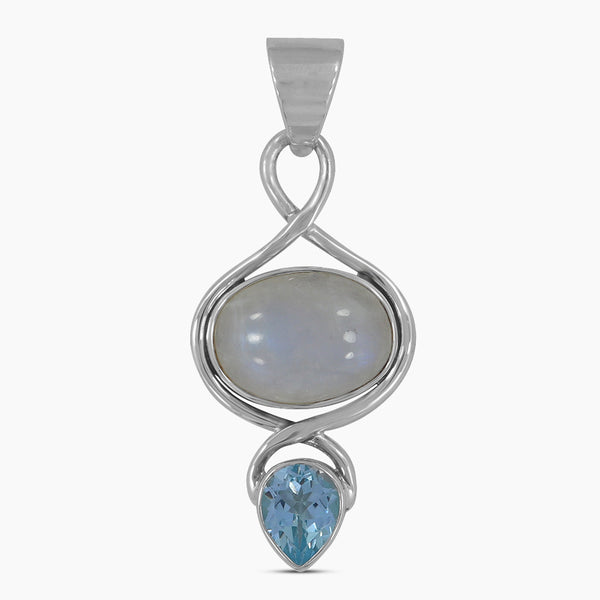 925 Silver Rutilated Quartz Pendants