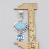 925 Silver Rutilated Quartz Pendants