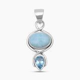 925 Silver Rutilated Quartz Pendants