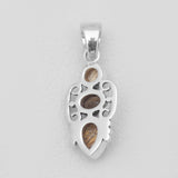 Brecciated Mookaite Silver Pendants