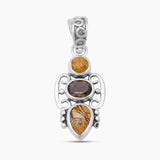 Brecciated Mookaite Silver Pendants