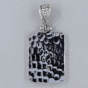 Stingray Leather Silver Pendants