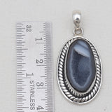 Coconut Druzy Silver Pendants