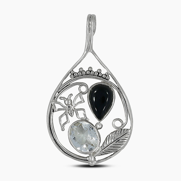 925 Sterling Silver Black Onyx Pendants
