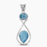 925 Silver Titanium Druzy Pendants