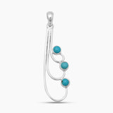 Mexican Turquoise Silver Pendants