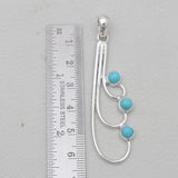 Mexican Turquoise Silver Pendants