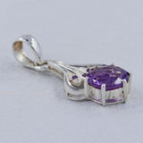 925 Sterling Silver Crystal Pendant