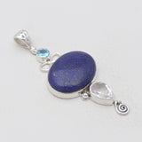 Lapis Lazuli Designer Silver Pendant
