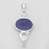 Lapis Lazuli Designer Silver Pendant