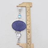 Lapis Lazuli Designer Silver Pendant