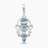 Garnet Silver Designer Pendants