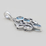 Garnet Silver Designer Pendants