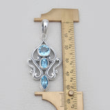 Garnet Silver Designer Pendants