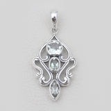 Garnet Silver Designer Pendants