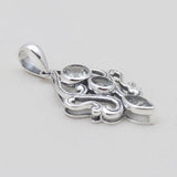 Garnet Silver Designer Pendants