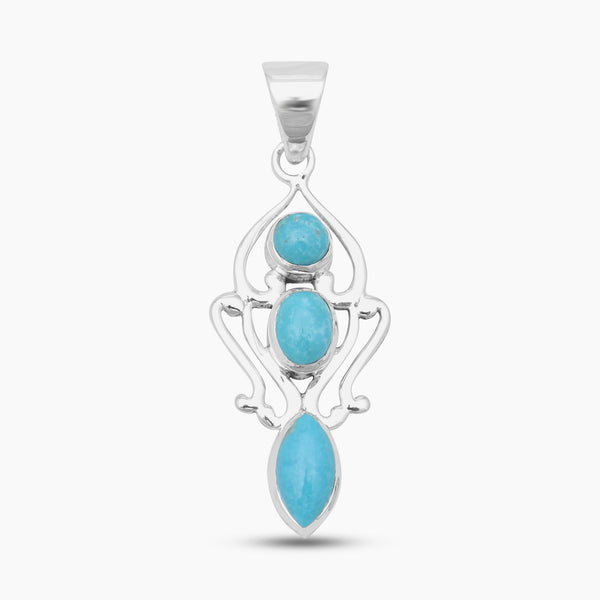 Arizona Turquoise Silver Pendants