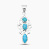 Arizona Turquoise Silver Pendants