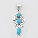 Arizona Turquoise Silver Pendants