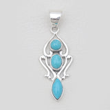 Arizona Turquoise Silver Pendants