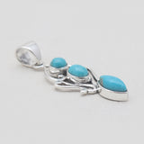 Arizona Turquoise Silver Pendants