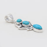 Arizona Turquoise Silver Pendants