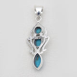 Arizona Turquoise Silver Pendants