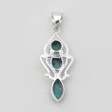 Mexican Turquoise Silver Pendants