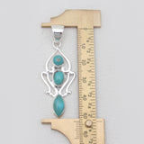Mexican Turquoise Silver Pendants