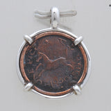 925 Sterling Silver Copper Coin Pendants