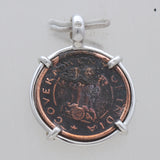 925 Sterling Silver Copper Coin Pendants