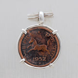 925 Sterling Silver Copper Coin Pendant