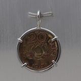 925 Sterling Silver Coin Pendant