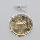 925 Sterling Silver Copper Coin Pendants