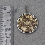 925 Sterling Silver Coin Pendant