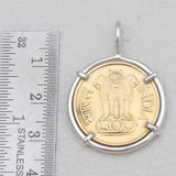 925 Sterling Silver Copper Coin Pendants