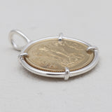 925 Sterling Silver Copper Coin Pendants
