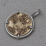 925 Sterling Silver Coin Pendant