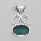 925 Sterling Silver Larimar Pendants