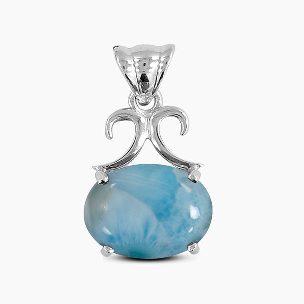 925 Sterling Silver Larimar Pendants
